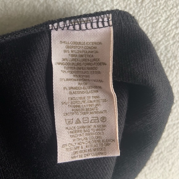 Free People black/silver lace miniskirt (size 2) - Picture 5 of 6